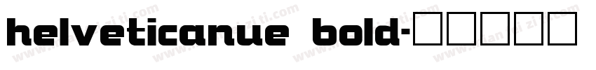 helveticanue bold字体转换